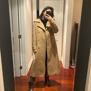 Aritzia Babaton - BRAND NEW, Double Breasted Camel Wool Coat!